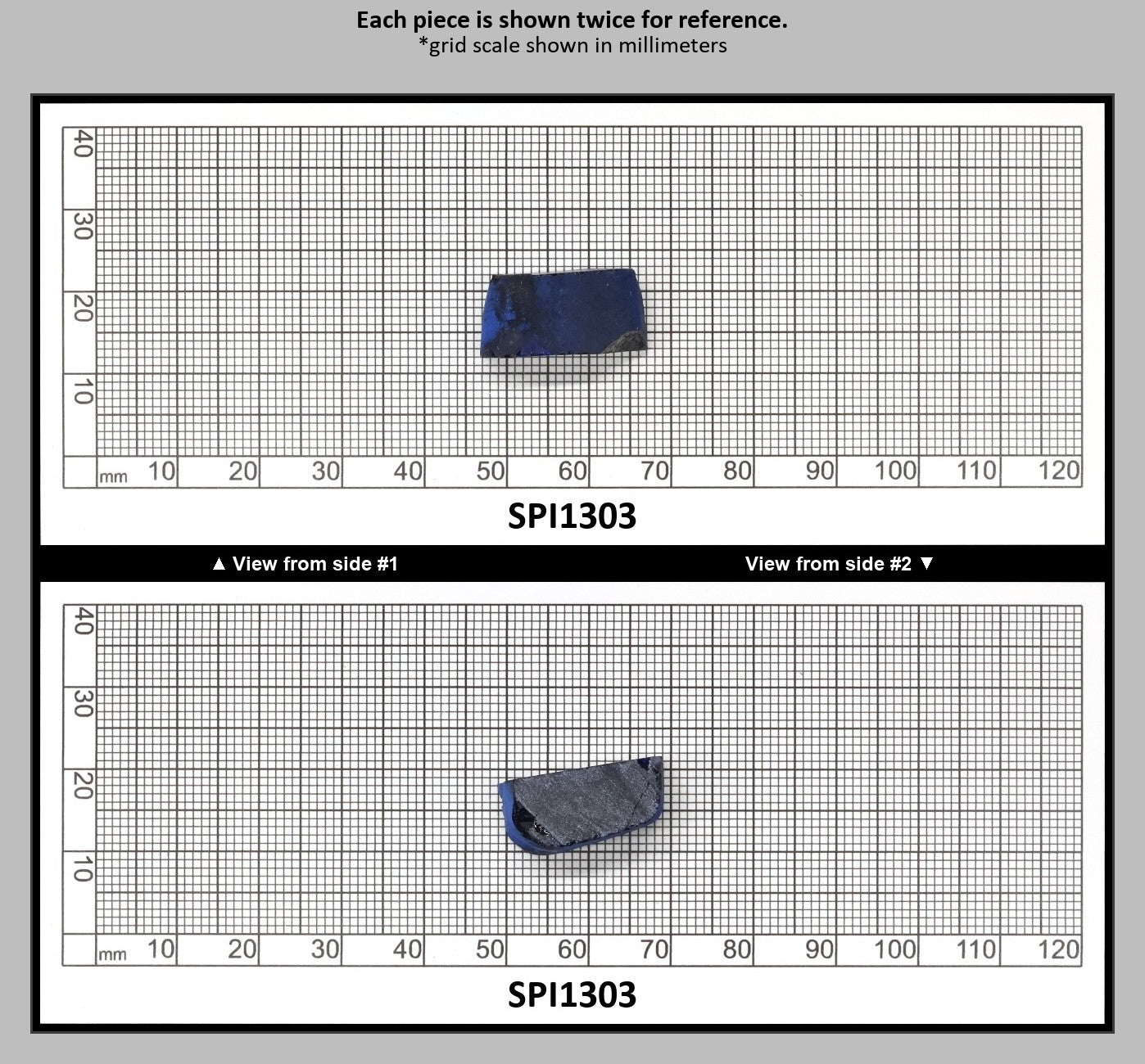 Burma Blue #112 Lab Created Spinel Faceting Rough for Gem Cutting - Various Sizes : SPI1303
