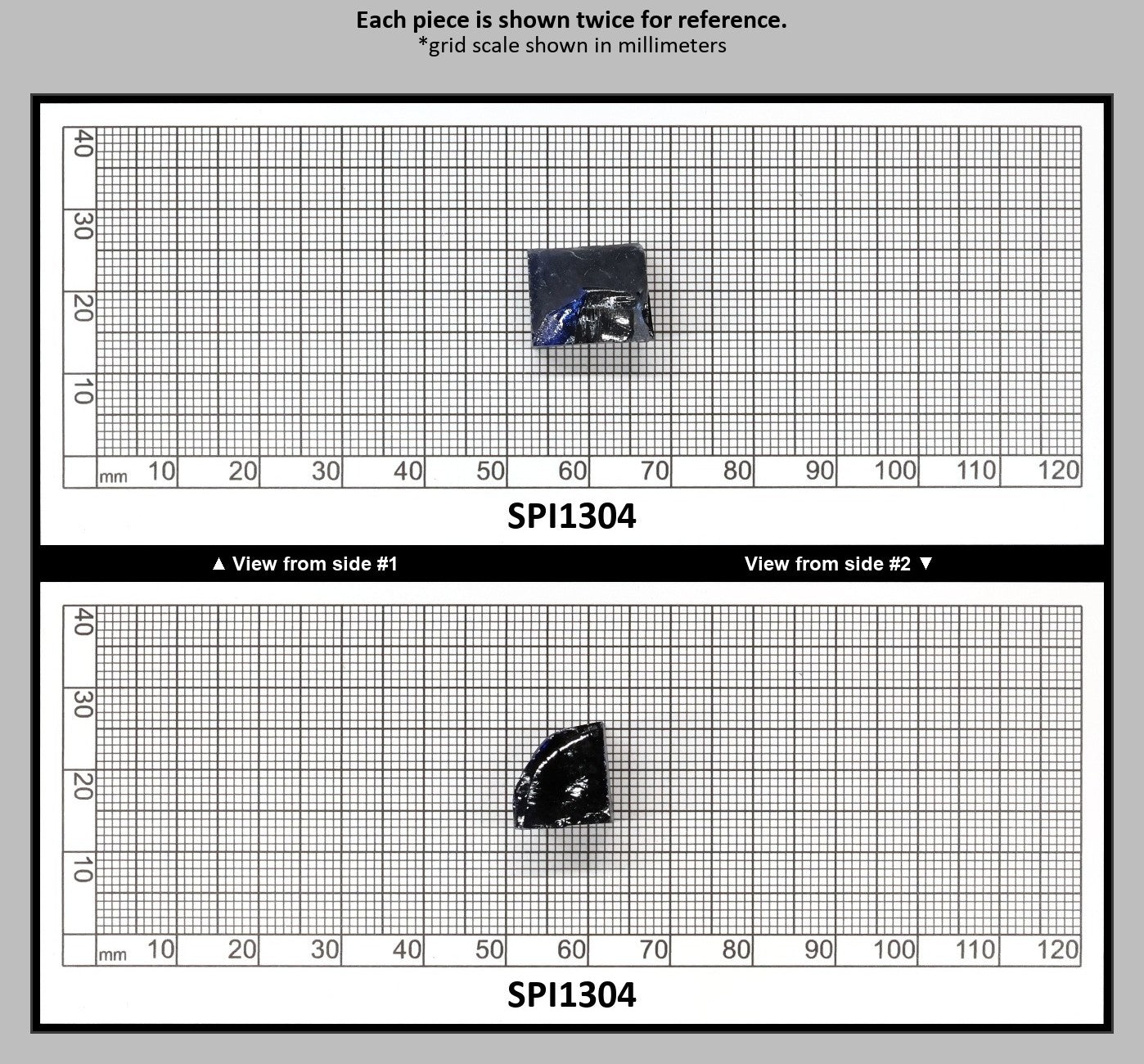Burma Blue #112 Lab Created Spinel Faceting Rough for Gem Cutting - Various Sizes : SPI1304
