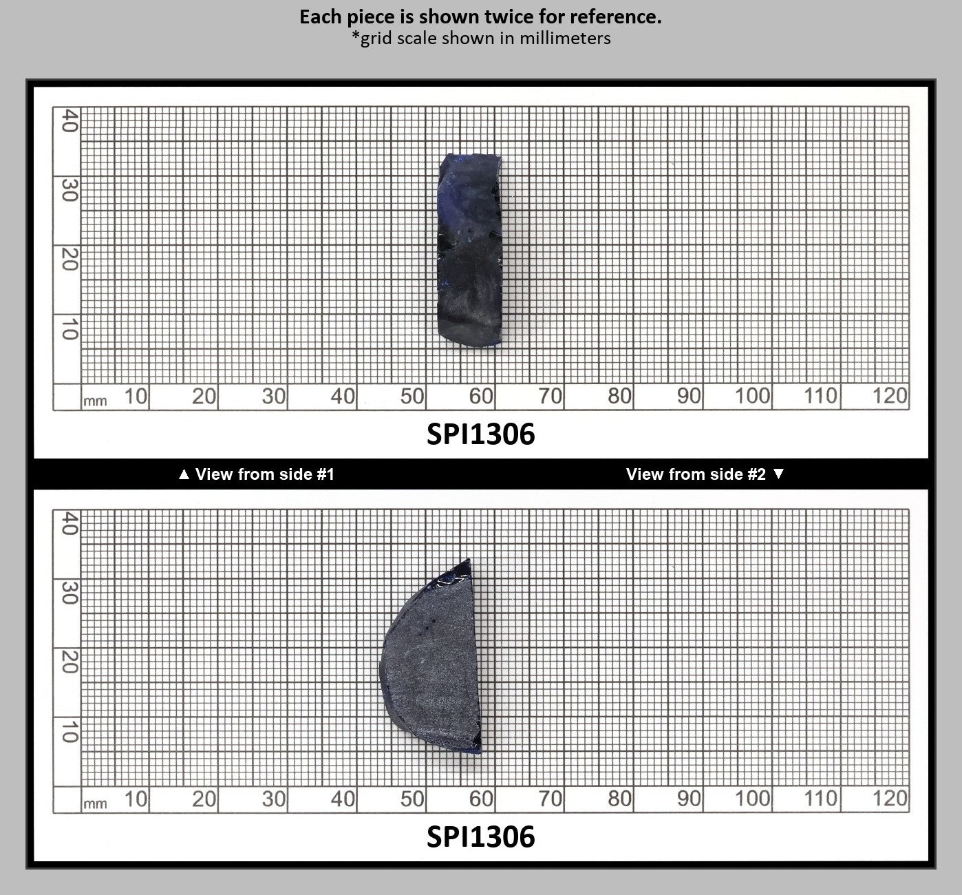 Burma Blue #112 Lab Created Spinel Faceting Rough for Gem Cutting - Various Sizes : SPI1306