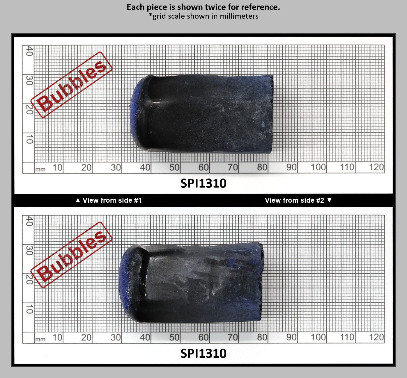 Burma Blue #112 Lab Created Spinel Faceting Rough for Gem Cutting - Various Sizes : SPI1310