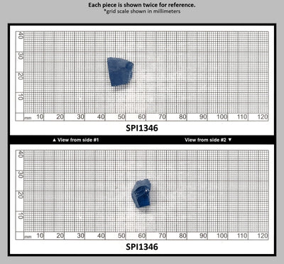 Teal Blue Mermaid #120 Lab Created Spinel Faceting Rough for Gem Cutting - Various Sizes : SPI1346