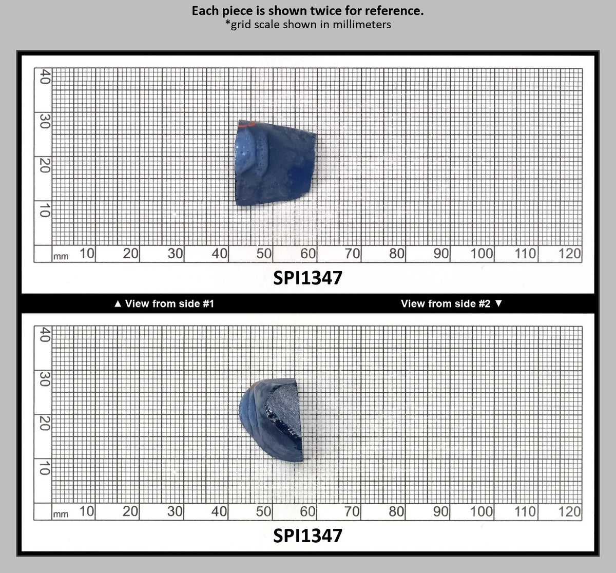 Teal Blue Mermaid #120 Lab Created Spinel Faceting Rough for Gem Cutting - Various Sizes : SPI1347
