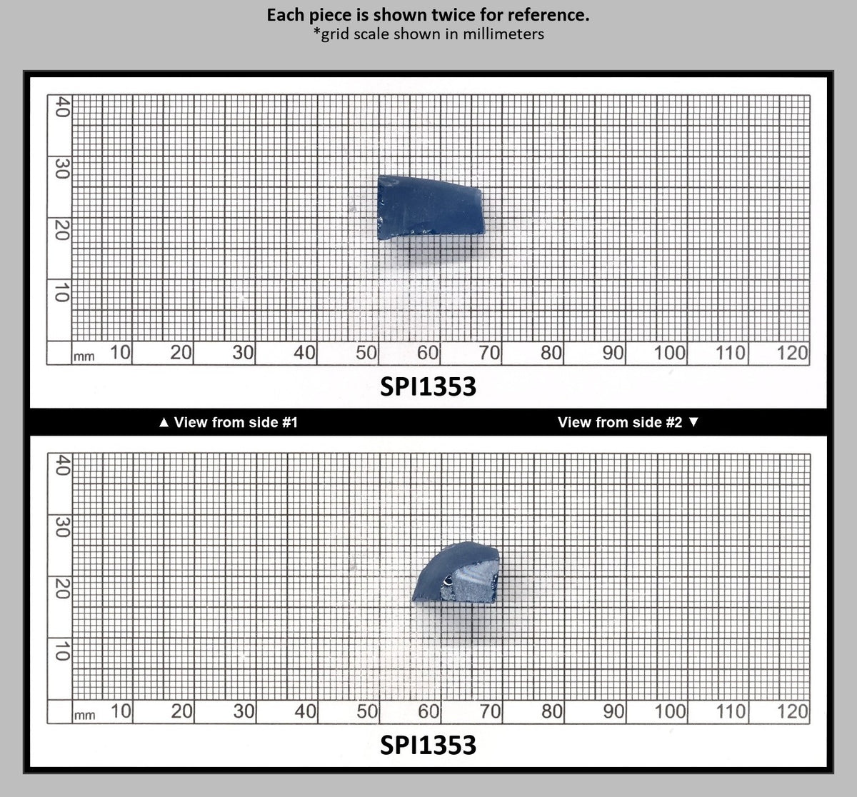 Teal Blue Mermaid #120 Lab Created Spinel Faceting Rough for Gem Cutting - Various Sizes : SPI1353