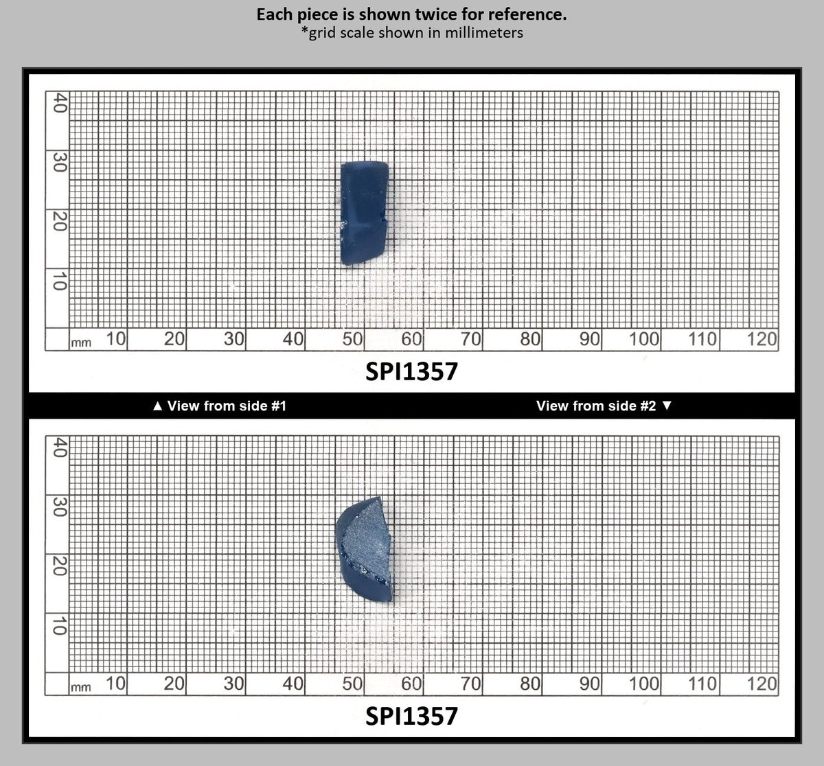 Teal Blue Mermaid #120 Lab Created Spinel Faceting Rough for Gem Cutting - Various Sizes : SPI1357