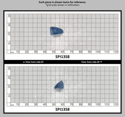 Teal Blue Mermaid #120 Lab Created Spinel Faceting Rough for Gem Cutting - Various Sizes : SPI1358