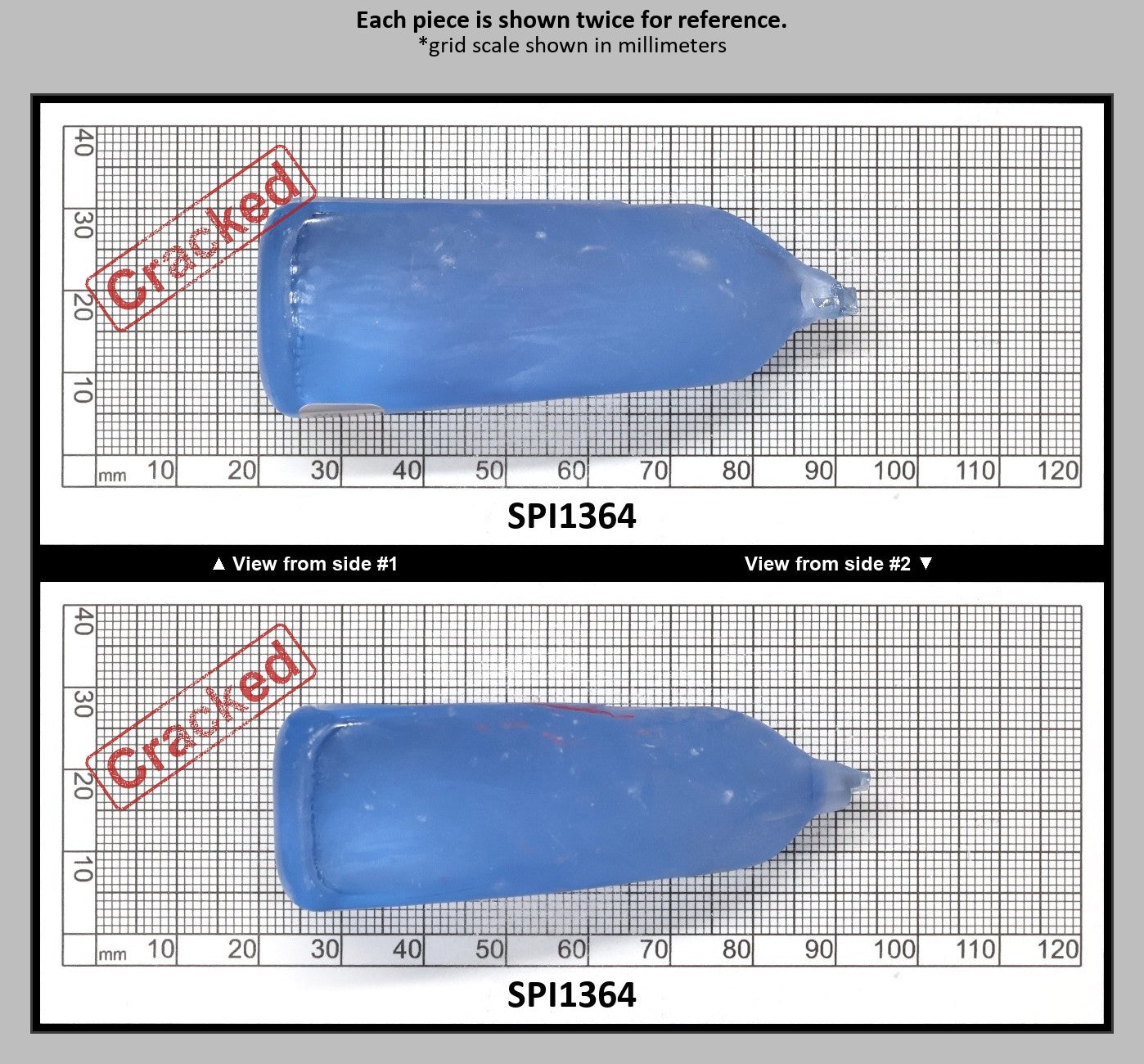 Aquamarine Blue #105 Lab Created Spinel Faceting Rough for Gem Cutting - Various Sizes : SPI1364