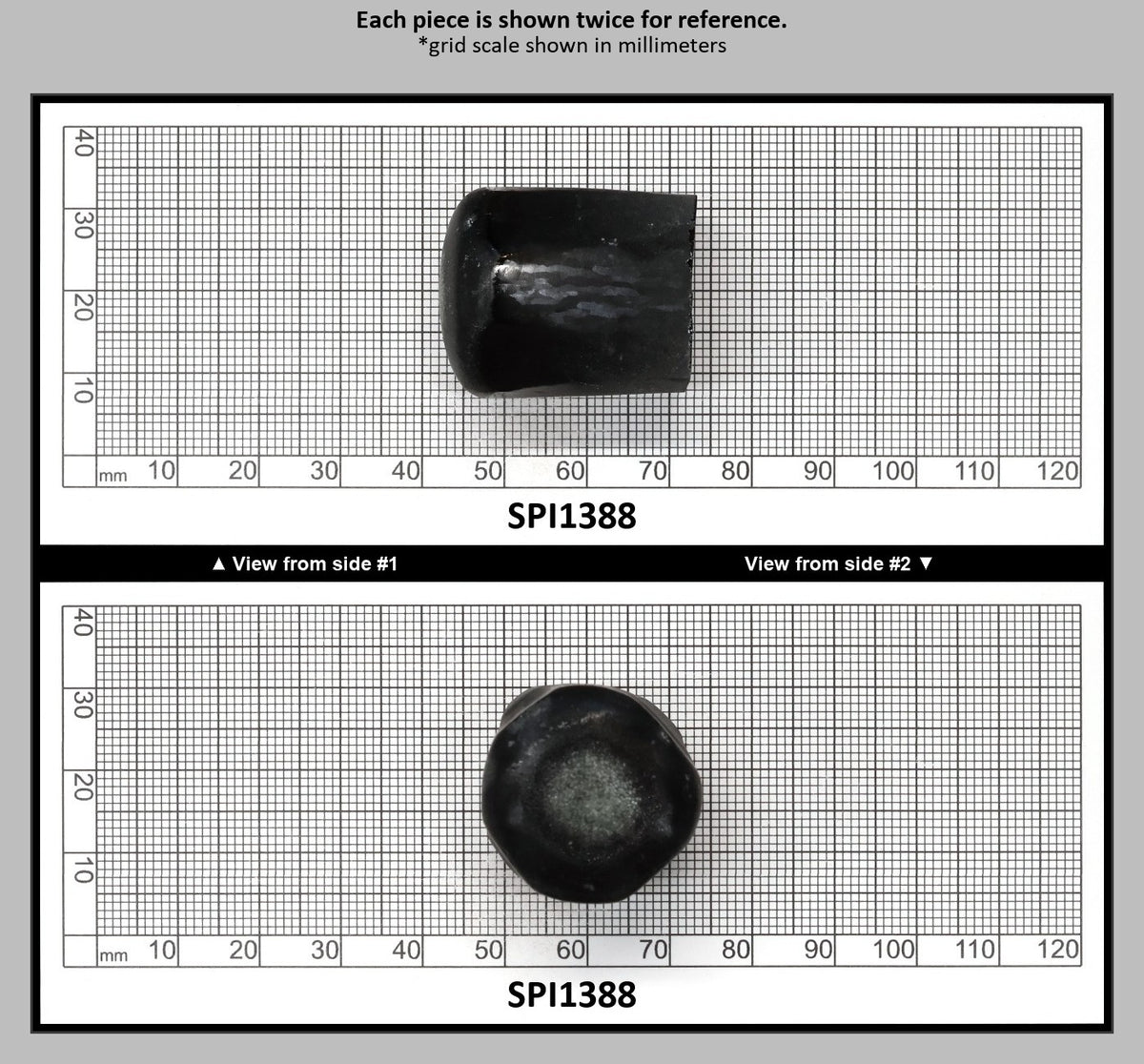 Green Tourmaline (Dark) #152 Lab Created Spinel Faceting Rough for Gem Cutting - Various Sizes : SPI1388