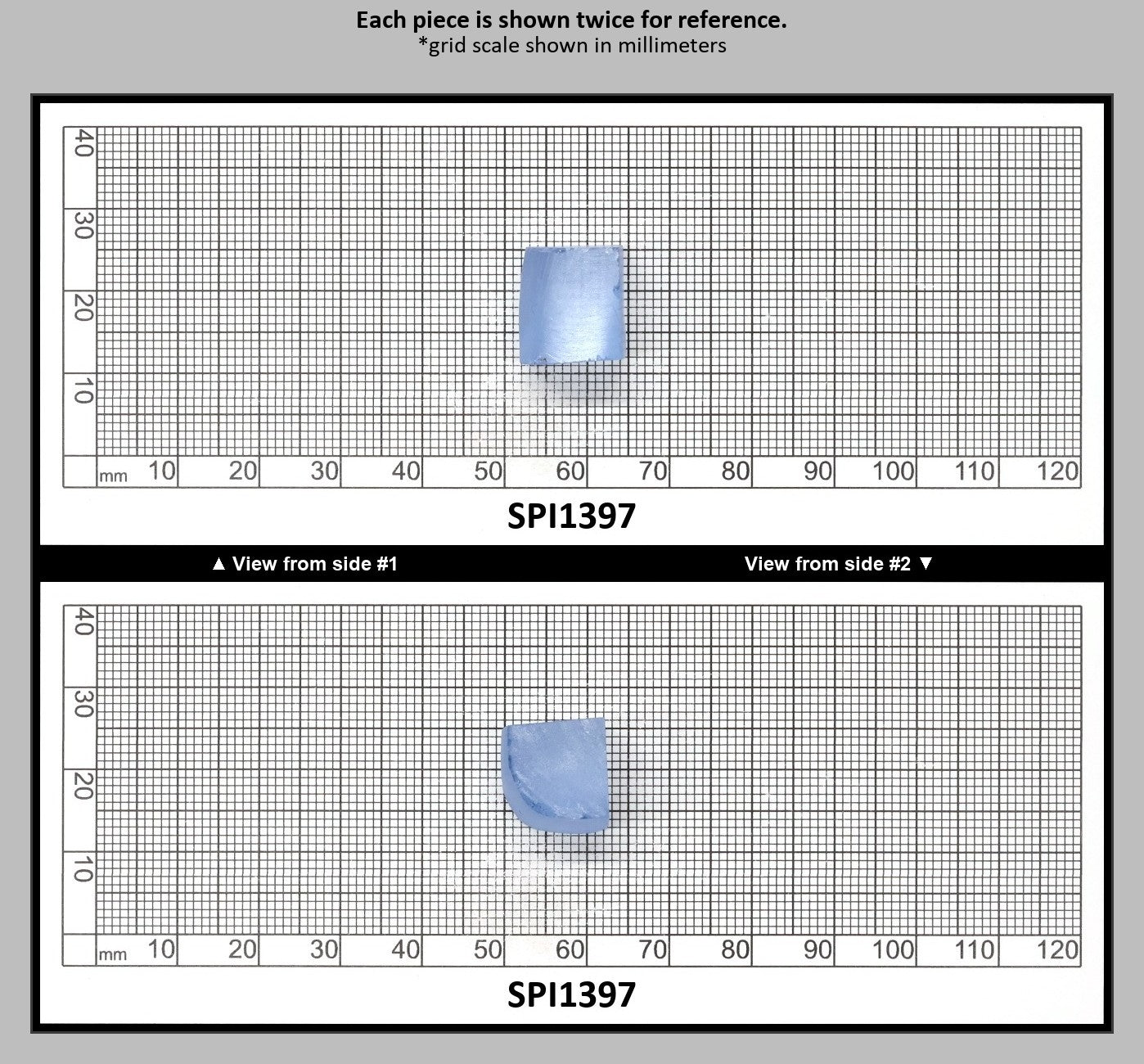 Aquamarine Blue #105 Lab Created Spinel Faceting Rough for Gem Cutting - Various Sizes : SPI1397