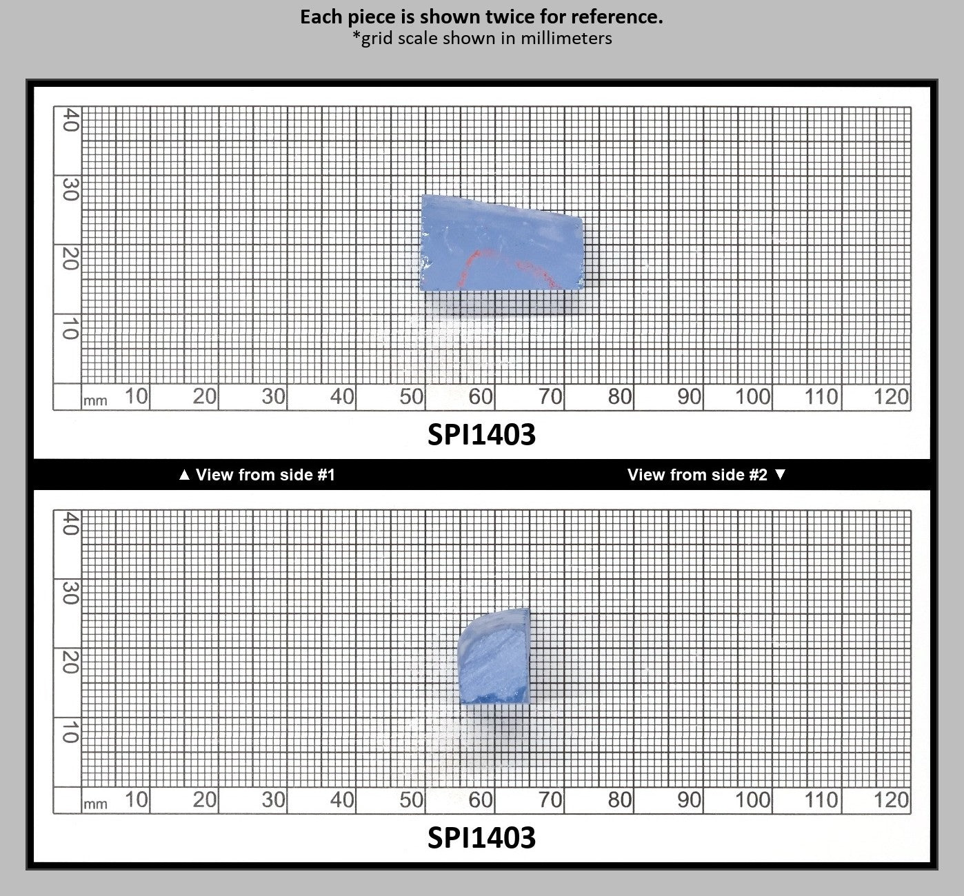 Aquamarine Blue #105 Lab Created Spinel Faceting Rough for Gem Cutting - Various Sizes : SPI1403