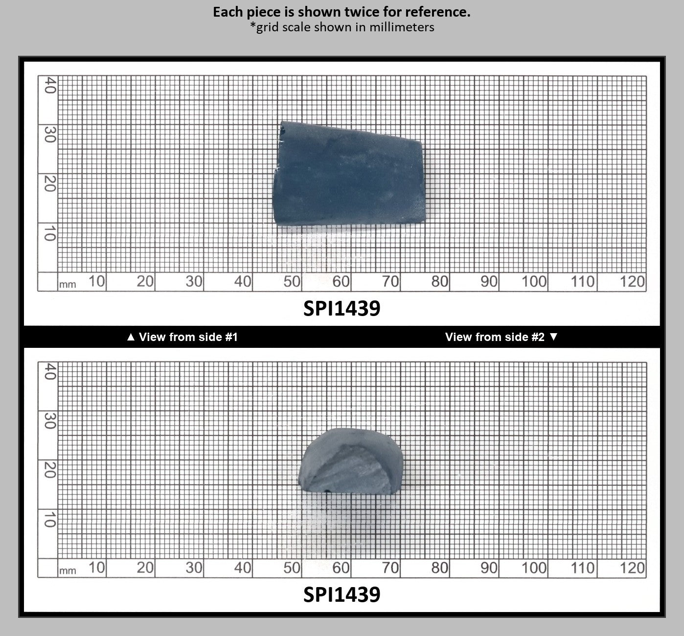 Aquamarine Medium Blue #106 Lab Created Spinel Faceting Rough for Gem Cutting - Various Sizes : SPI1439
