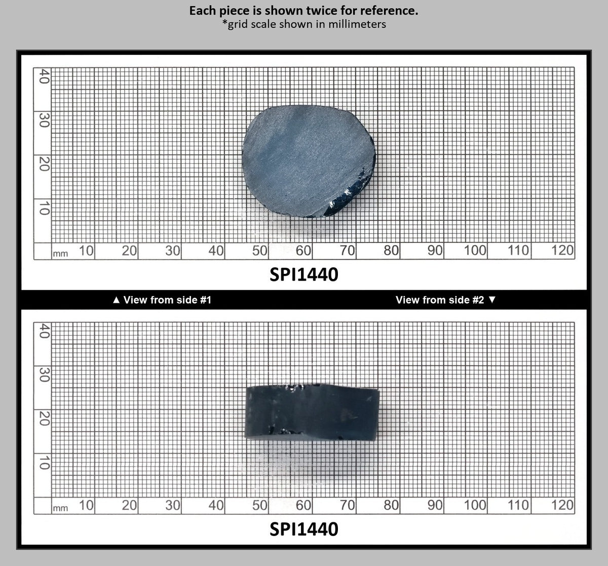 Aquamarine Medium Blue #106 Lab Created Spinel Faceting Rough for Gem Cutting - Various Sizes : SPI1440