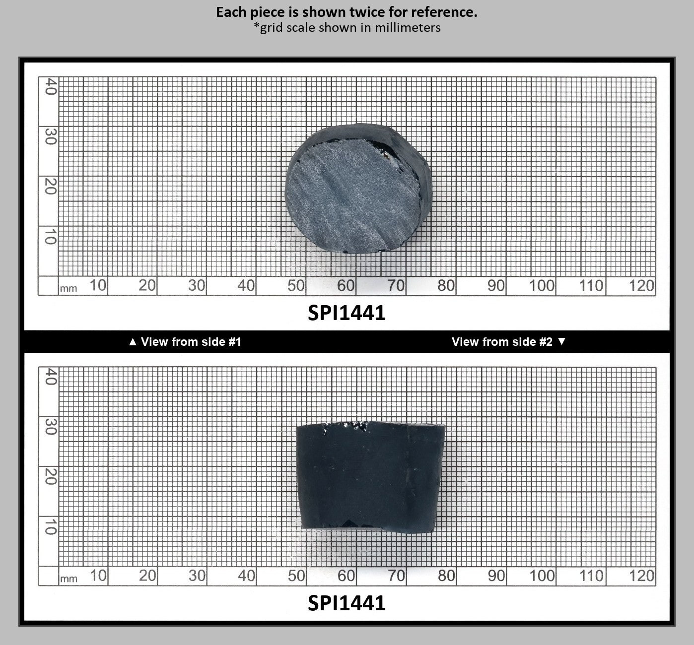 Aquamarine Medium Blue #106 Lab Created Spinel Faceting Rough for Gem Cutting - Various Sizes : SPI1441