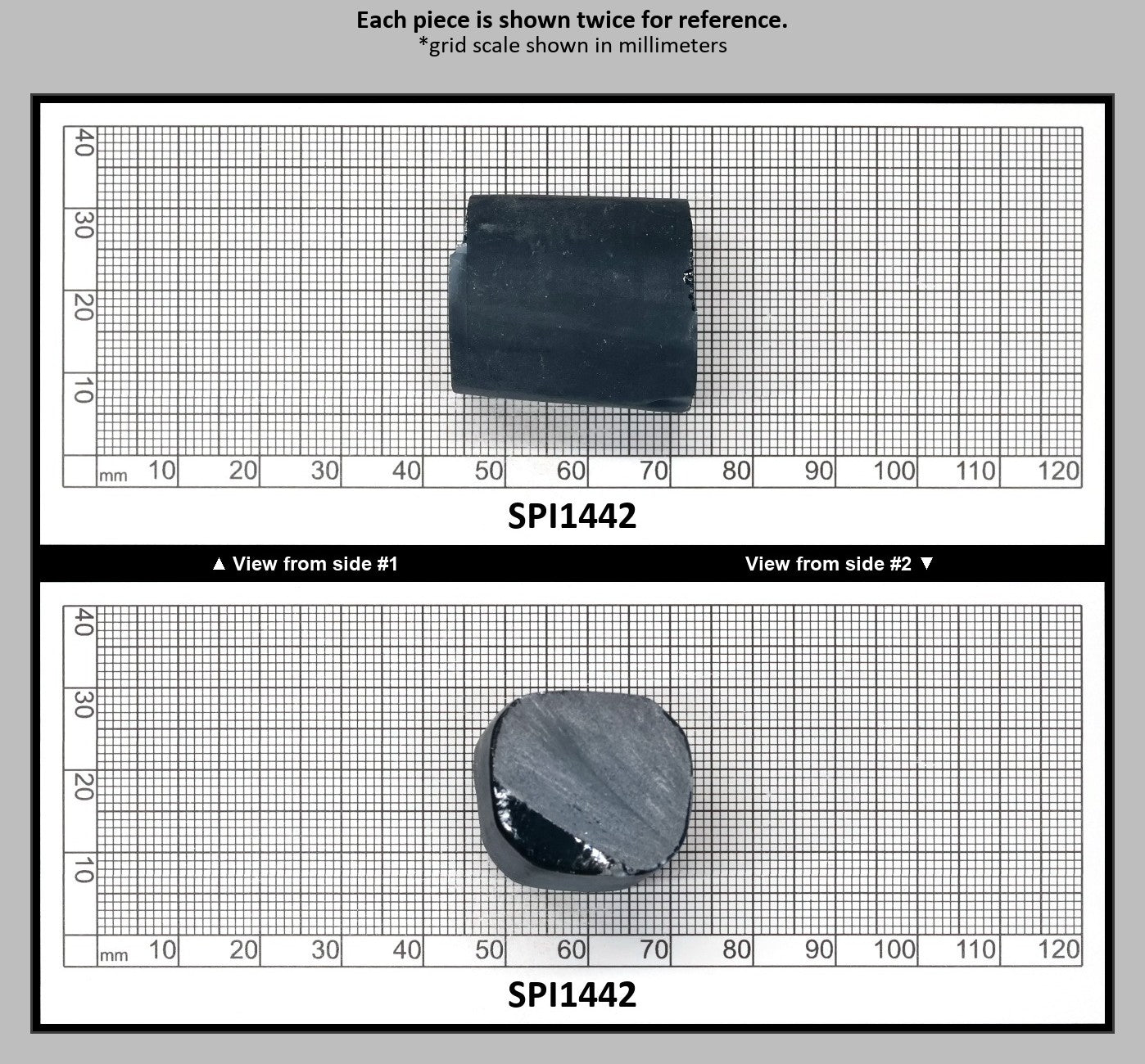 Aquamarine Medium Blue #106 Lab Created Spinel Faceting Rough for Gem Cutting - Various Sizes : SPI1442
