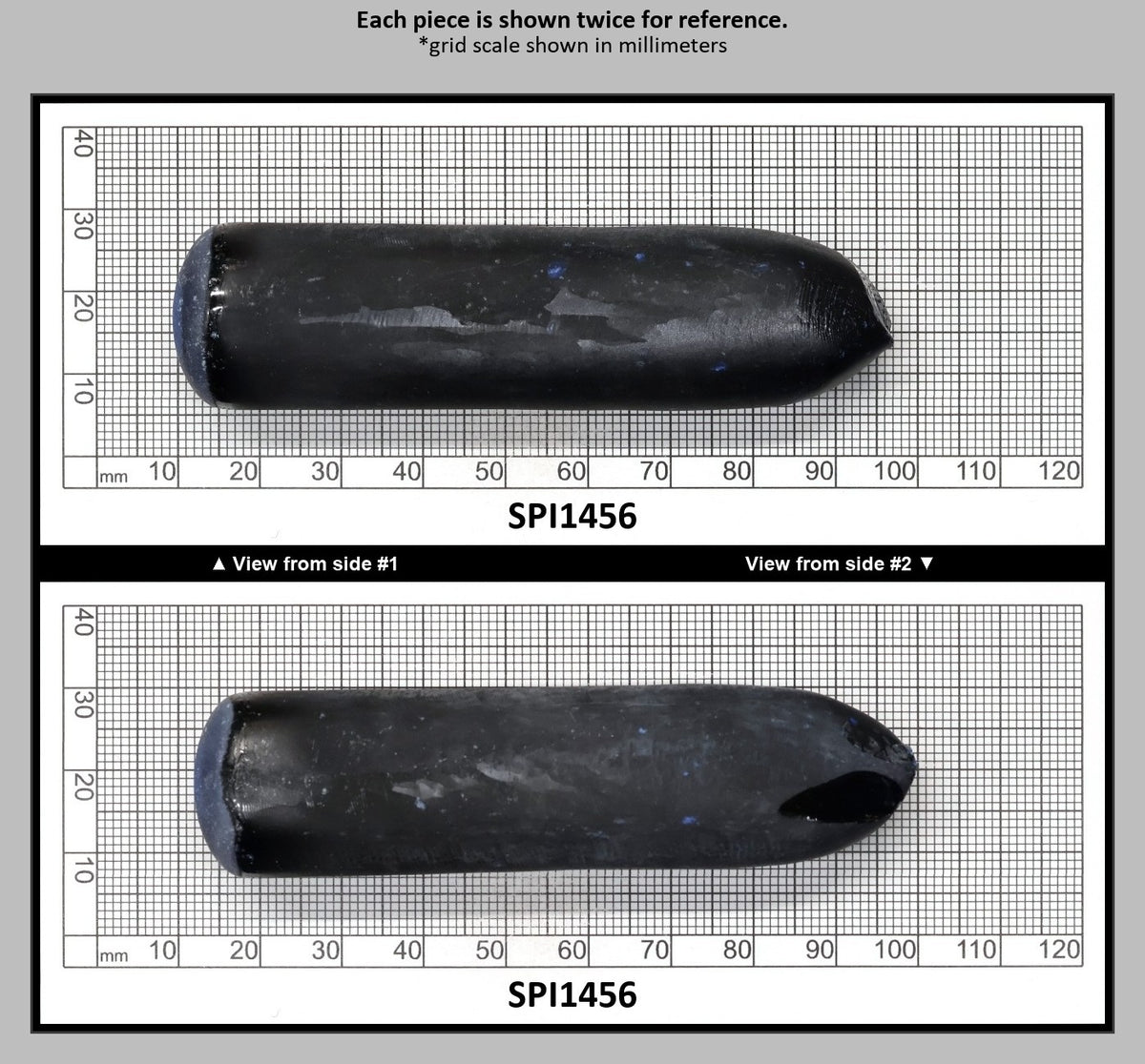 Burma Dark Blue #113-Djeva Lab Created Spinel Faceting Rough for Gem Cutting - Various Sizes : SPI1456