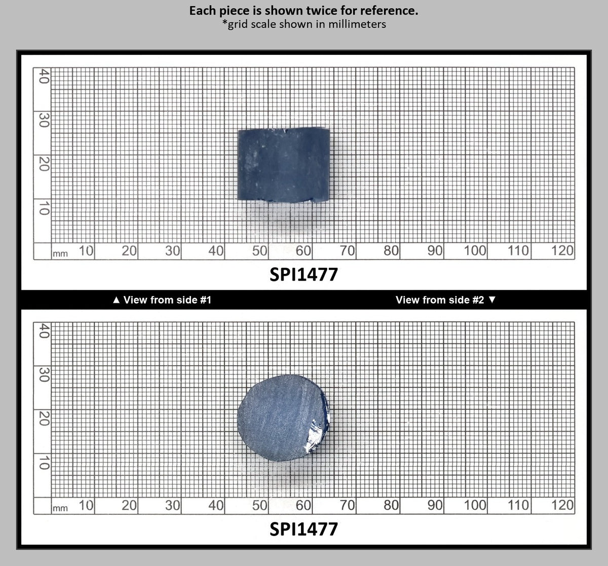 Dark Blue Aquamarine #118-Djeva Lab Created Spinel Faceting Rough for Gem Cutting - Various Sizes : SPI1477