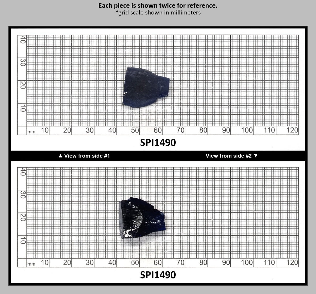 Burma Dark Blue #113 Lab Created Spinel Faceting Rough : SPI1490