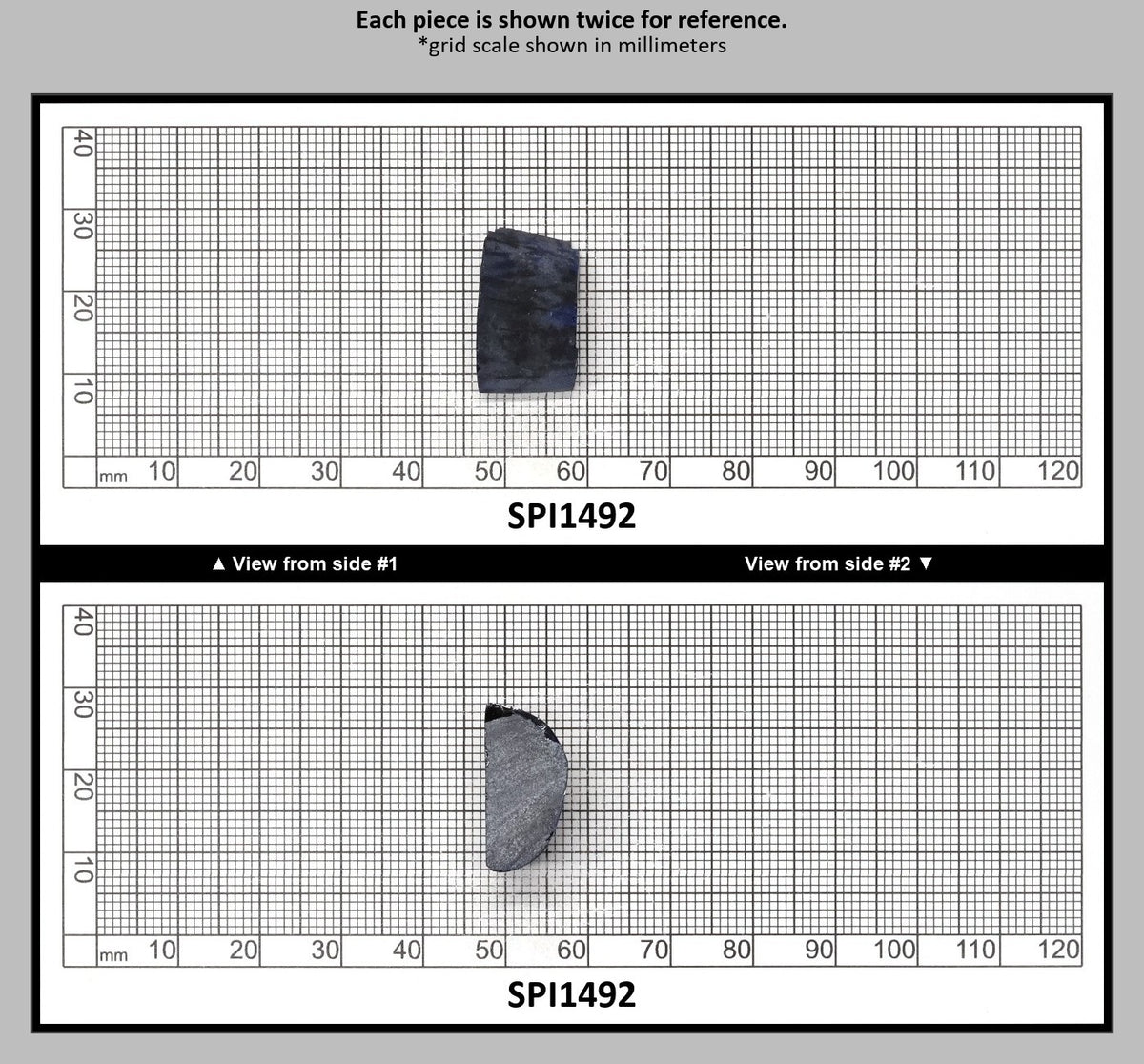 Burma Dark Blue #113 Lab Created Spinel Faceting Rough : SPI1492