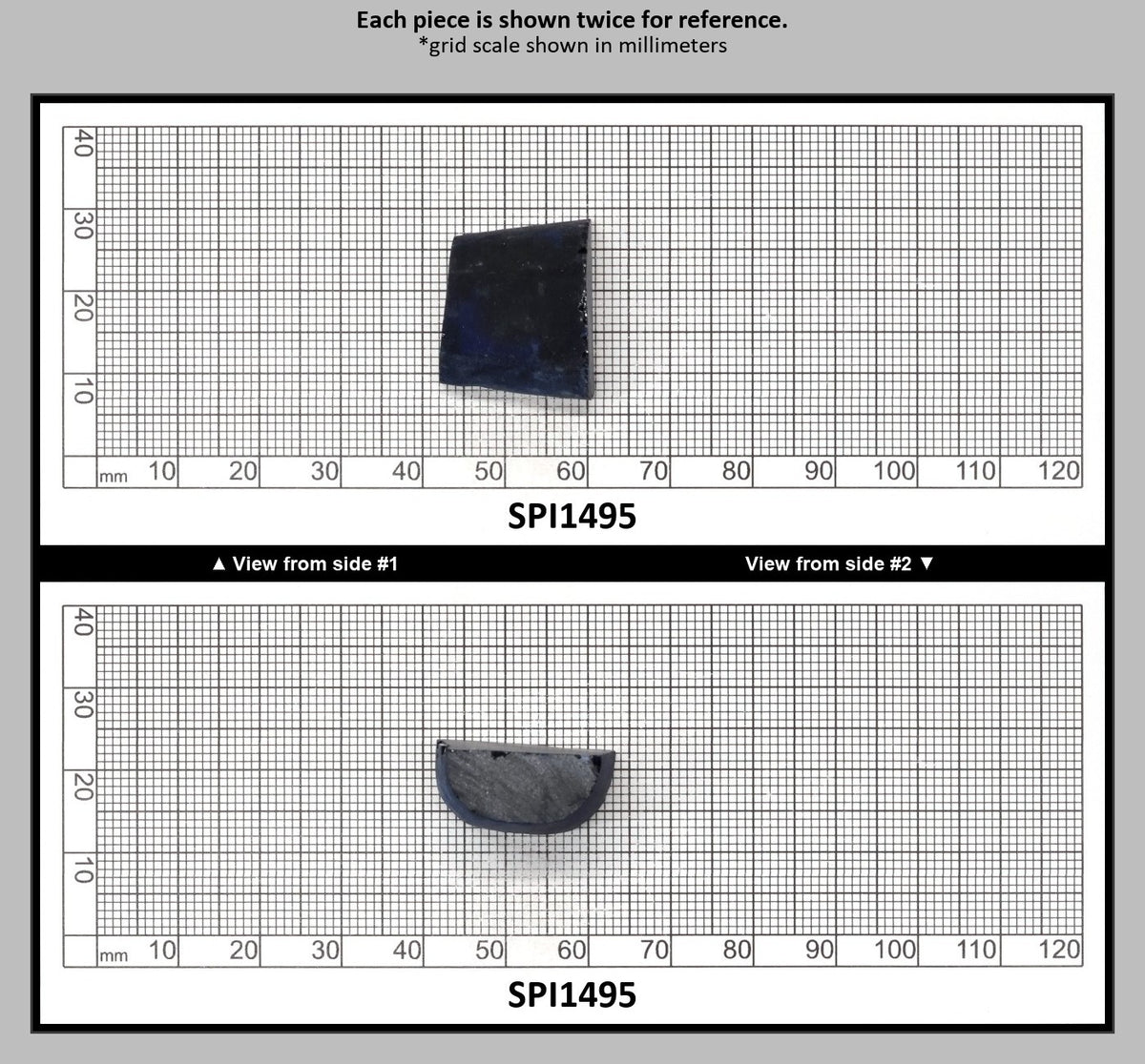 Burma Dark Blue #113 Lab Created Spinel Faceting Rough : SPI1495