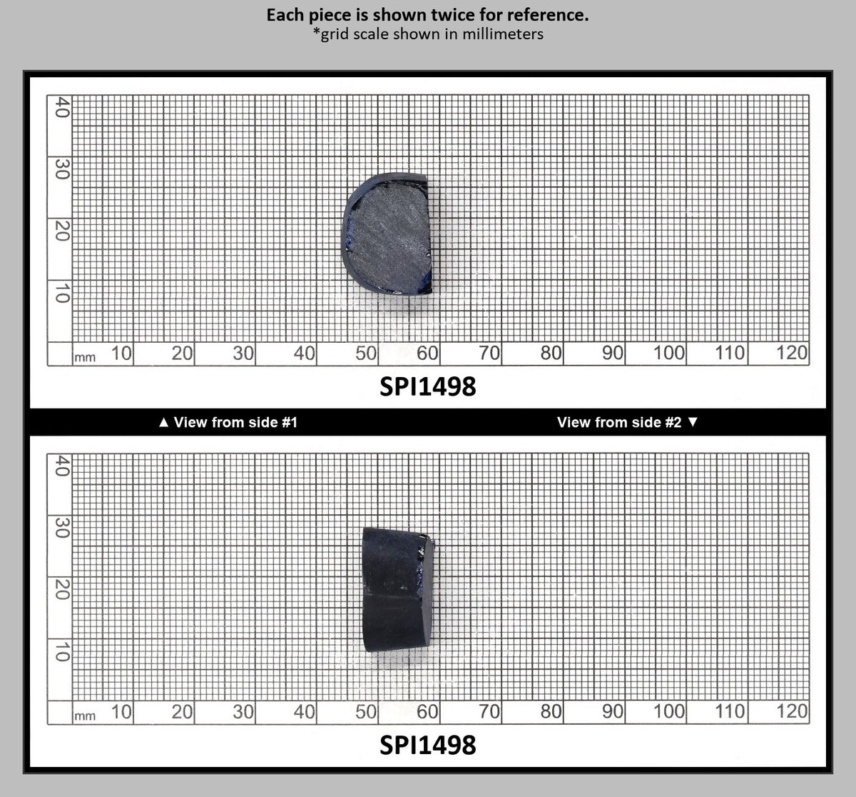 Burma Dark Blue #113 Lab Created Spinel Faceting Rough : SPI1498