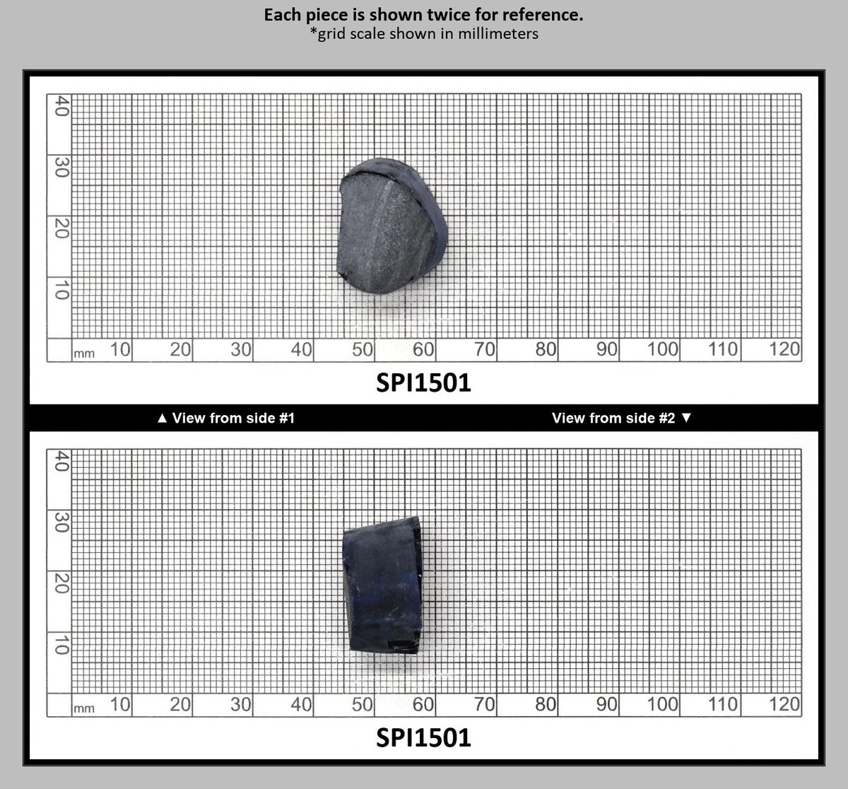 Burma Dark Blue #113 Lab Created Spinel Faceting Rough : SPI1501