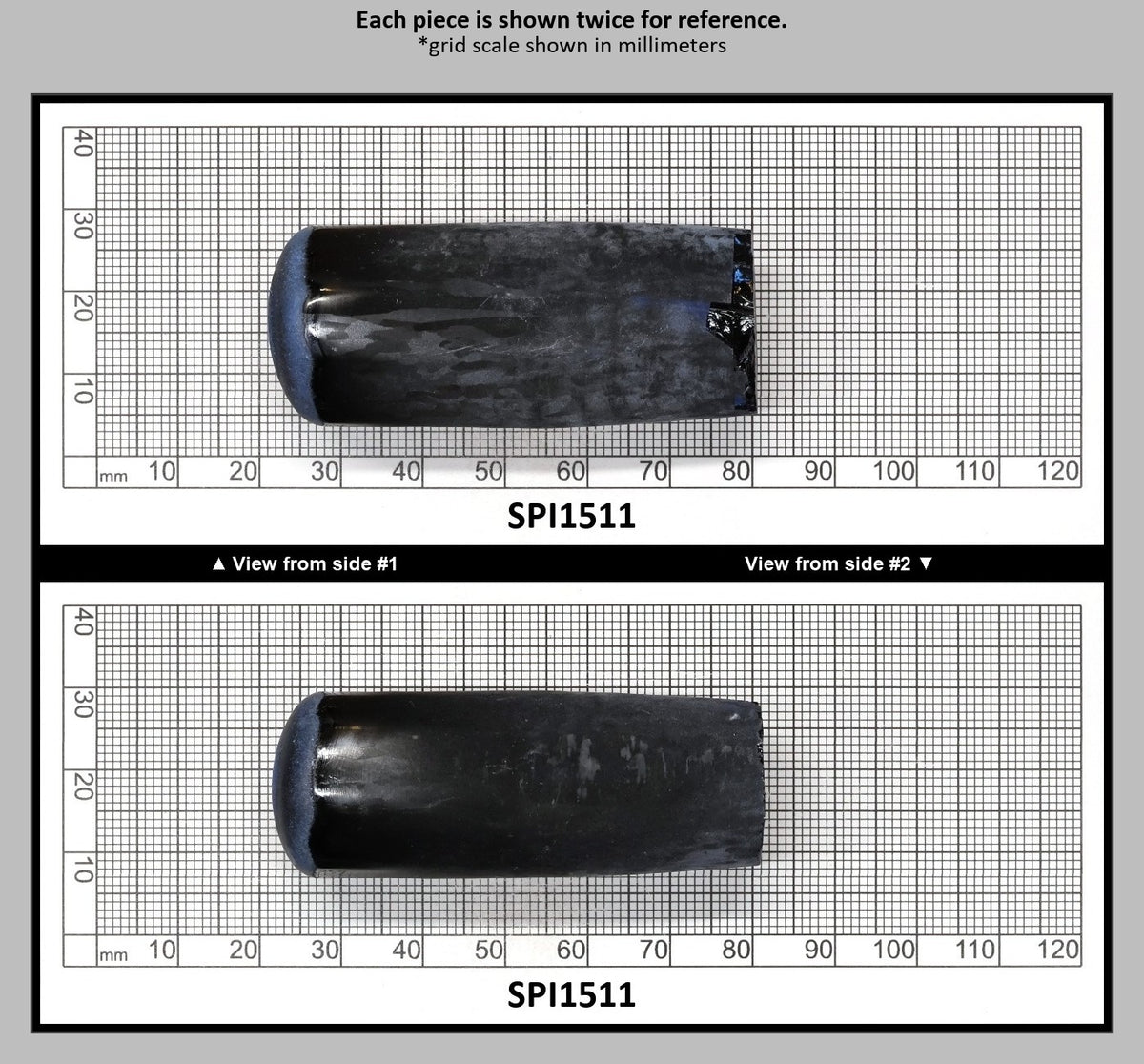 Burma Dark Blue #113 Lab Created Spinel Faceting Rough : SPI1511