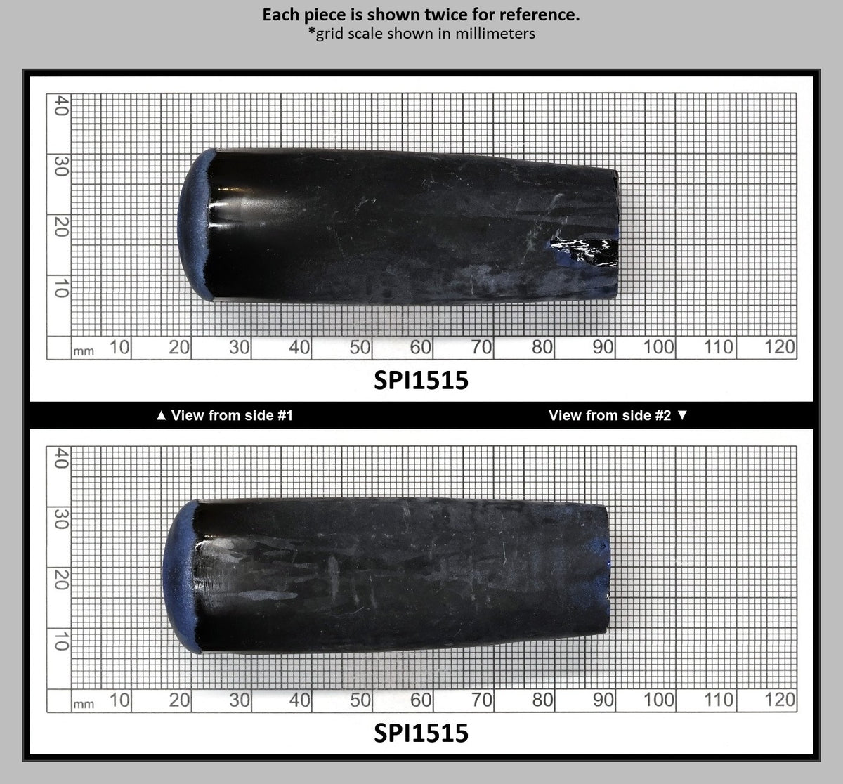 Burma Dark Blue #113 Lab Created Spinel Faceting Rough : SPI1515