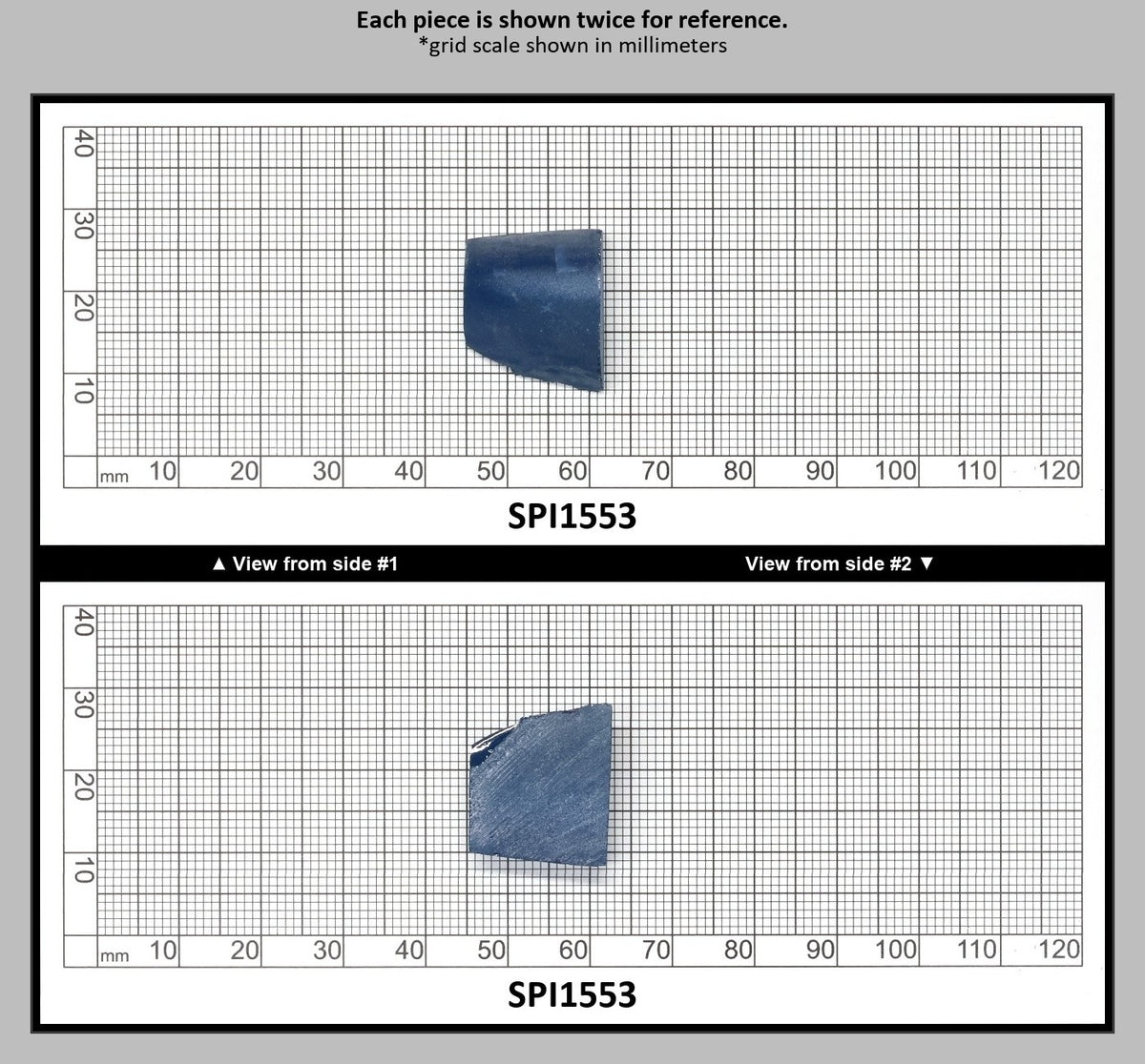 Teal Blue Mermaid #120 Lab Created Spinel Faceting Rough for Gem Cutting - Various Sizes : SPI1553