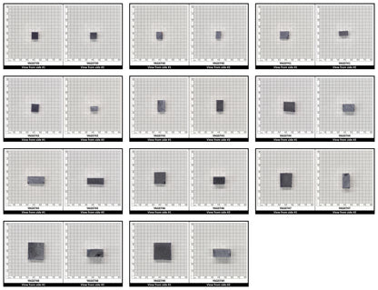 Blue YAG (Ceramic) Faceting Rough for Gem Cutting - Various Sizes