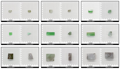Christmas Garnet YAG Cr3+:YAG Faceting Rough for Gem Cutting - Various Sizes