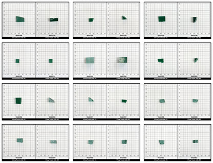 Green Garnet CTH:YAG Faceting Rough for Gem Cutting - Various Sizes