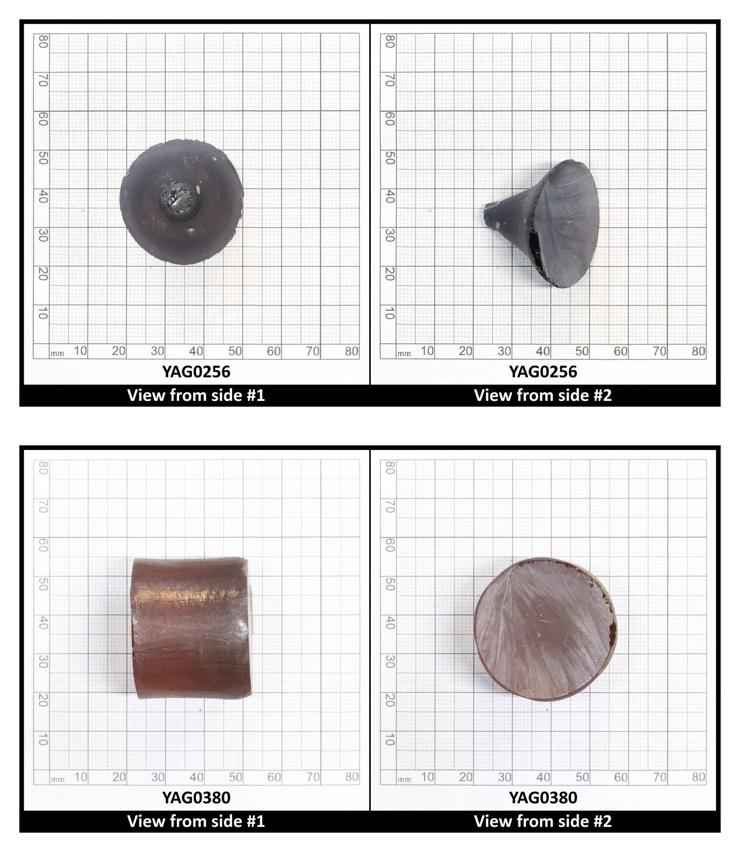 Dusty Purple YAG Faceting Rough for Gem Cutting - Various Sizes