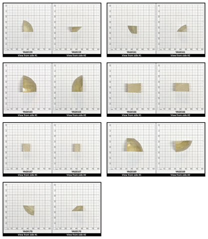 Mystery YAG Faceting Rough for Gem Cutting - Various Sizes