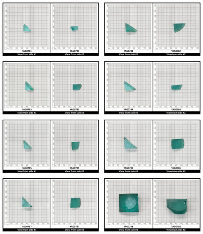 Paraiba Colored Garnet Yb:YAG Faceting Rough for Gem Cutting - Various Sizes