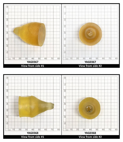 Yellow/Orange Garnet Sm:YAG Faceting Rough