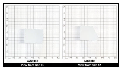 White YAG Faceting Rough for Gem Cutting - Various Sizes