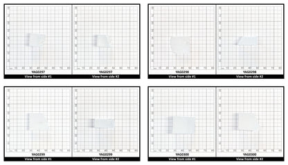 White YAG Faceting Rough for Gem Cutting - Various Sizes