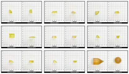 Yellow YAG Faceting Rough for Gem Cutting - Various Sizes