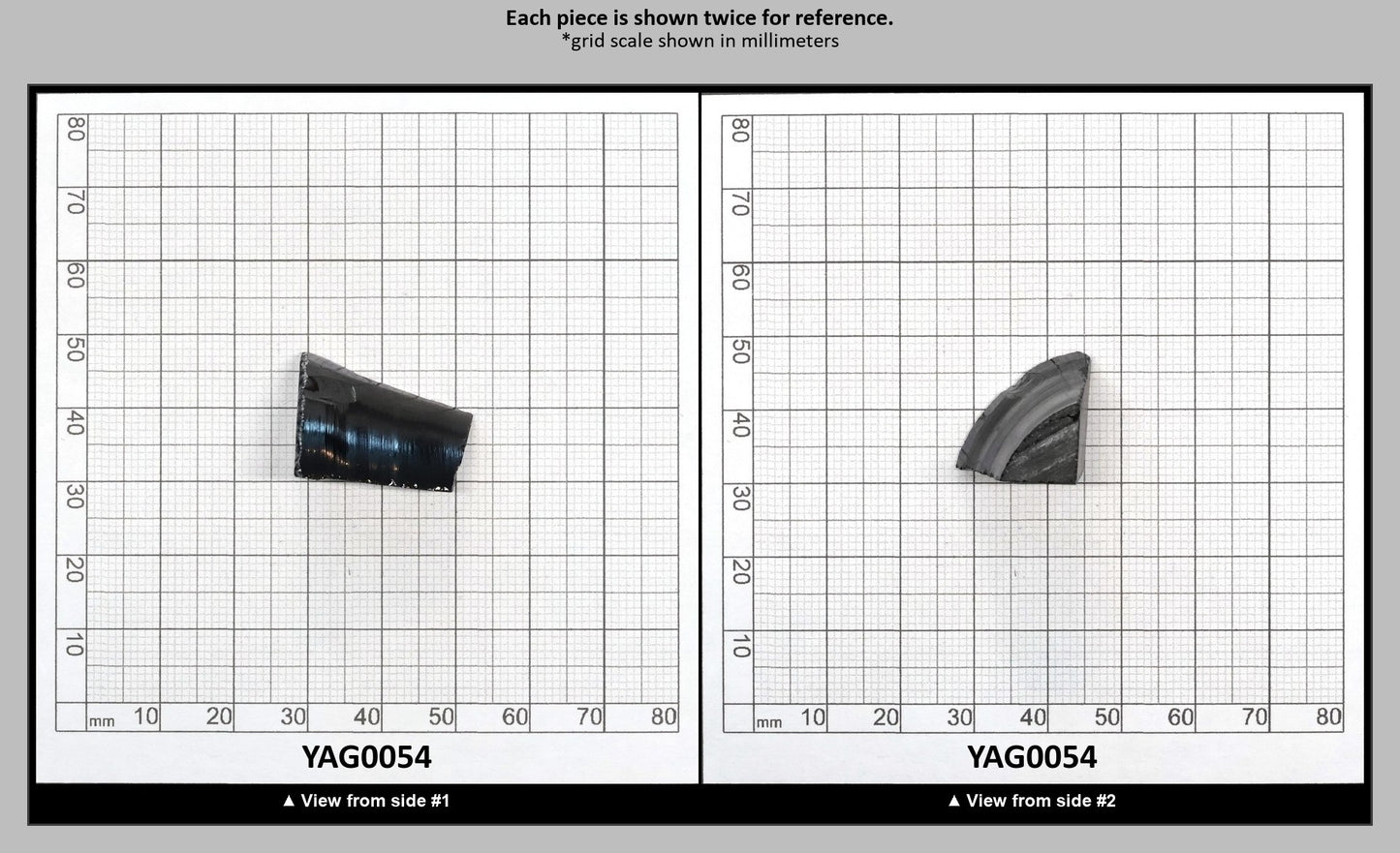 Very Dark Brown YAG Cr4+:YAG Faceting Rough for Gem Cutting - Various Sizes : YAG0054