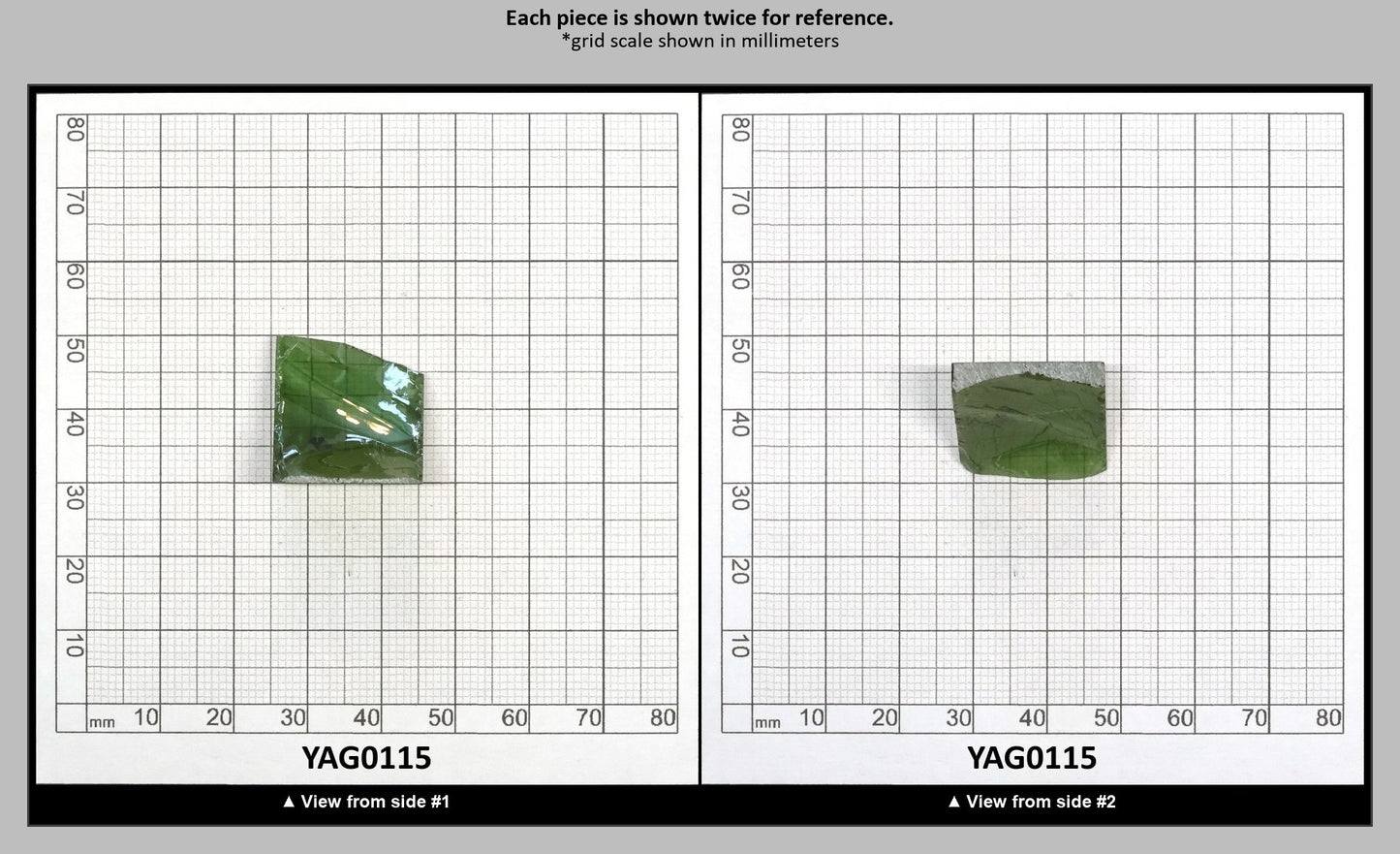 Christmas Garnet YAG Cr3+:YAG Faceting Rough for Gem Cutting - Various Sizes : YAG0115