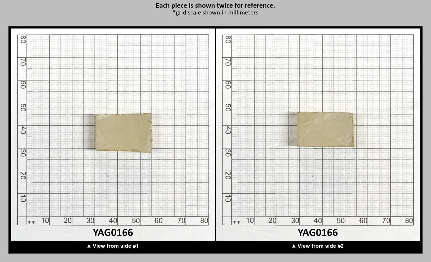 Mystery YAG Faceting Rough for Gem Cutting - Various Sizes : YAG0166