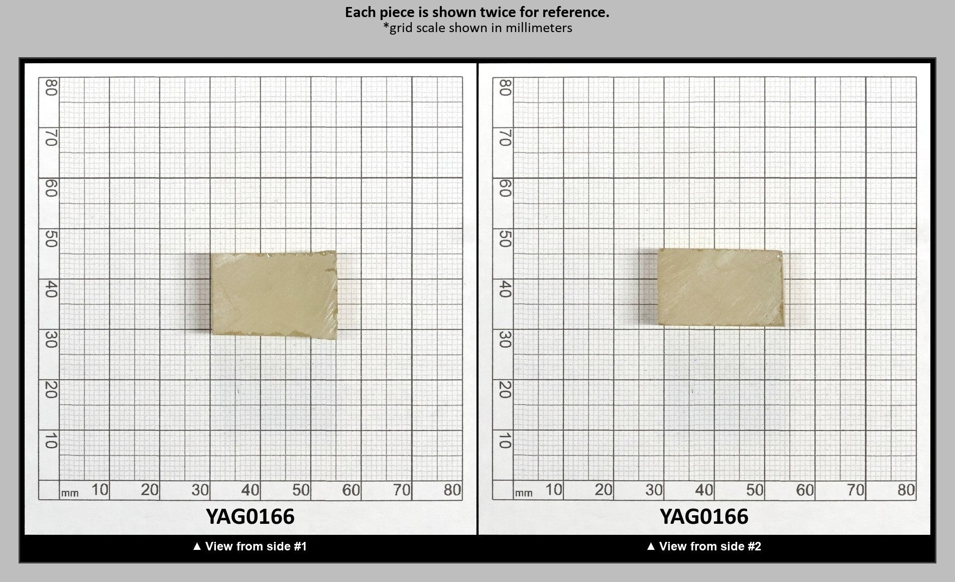 Mystery YAG Faceting Rough for Gem Cutting - Various Sizes : YAG0166