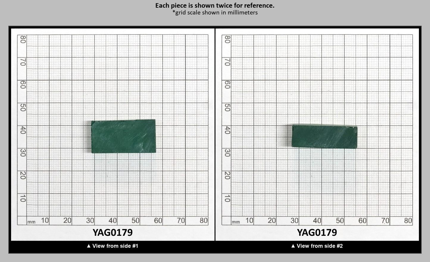 Green Garnet CTH:YAG Faceting Rough for Gem Cutting - Various Sizes : YAG0179