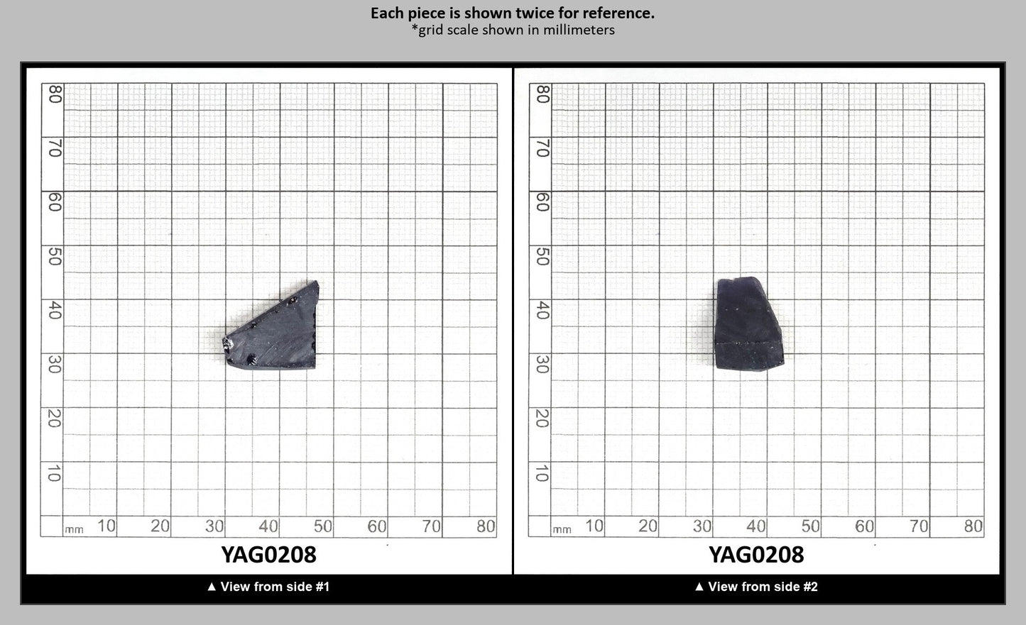 Blue YAG Faceting Rough for Gem Cutting - Various Sizes : YAG0208