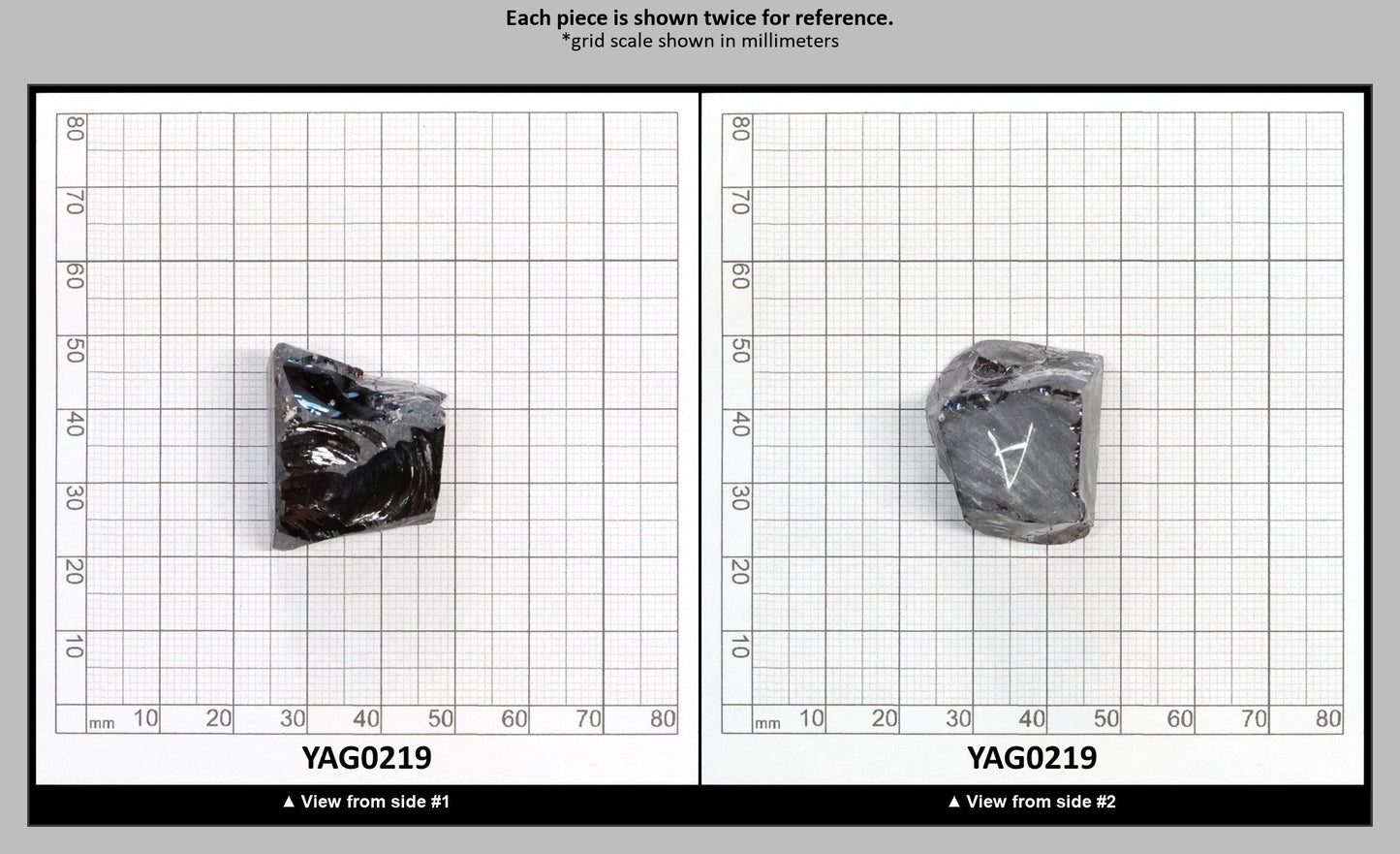 Orange YAG Faceting Rough for Gem Cutting - Various Sizes : YAG0219