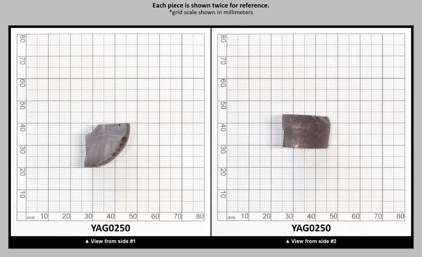 Dusty Purple YAG Faceting Rough for Gem Cutting - Various Sizes : YAG0250