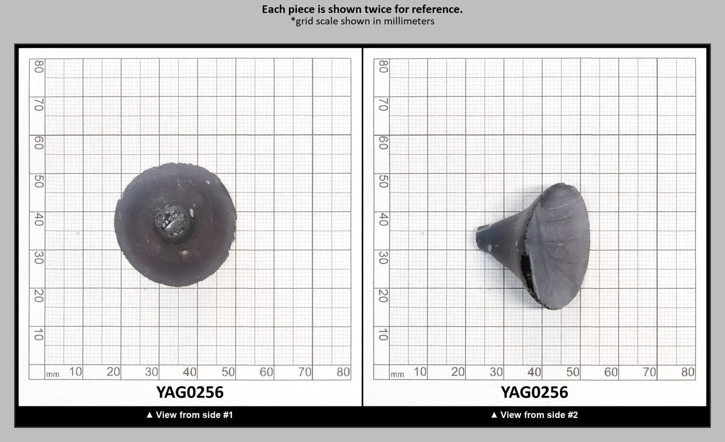 Dusty Purple YAG Faceting Rough for Gem Cutting - Various Sizes : YAG0256