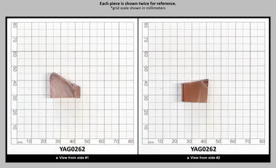 Dusty Peach YAG Faceting Rough for Gem Cutting - Various Sizes : YAG0262