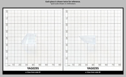 White YAG Faceting Rough for Gem Cutting - Various Sizes : YAG0295