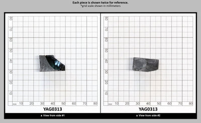 Orange YAG Faceting Rough for Gem Cutting - Various Sizes : YAG0313
