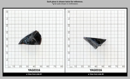 Orange YAG Faceting Rough for Gem Cutting - Various Sizes : YAG0316